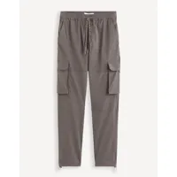 pantalon cargo - gris