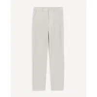 pantalon chino slim - gris clair