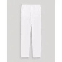 pantalon chino slim - blanc