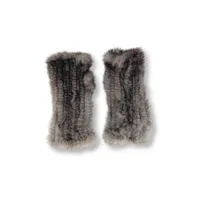 mitaine gris taille unique / tu gris - gants en cuir