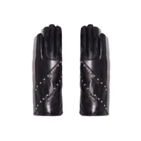 gants elga t ds noir noir 6,5 - gants en cuir