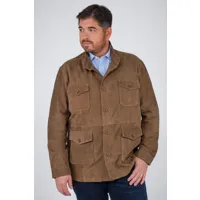 lodge taupe taupe 60/4xl - veste daim homme