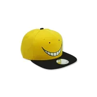 casquette et chapeau goodies abystyle - assassination classroom - casquette snapback - koro - noir et jaune