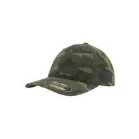 casquette de supporter de baseball flexfit casquette garment washed camo, green, l/xl, 6977ca
