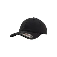 casquette de supporter de baseball flexfit casquette, mixte, garment washed cotton dad hat, noir