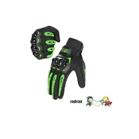 gants vélo generique 1 paire de gants de moto vert taille m à écran tactile pour les sports de plein air