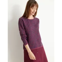 pull maille jacquard 15% laine