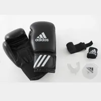 kit de boxe debutant: gants, bandes, protege-dents - adidas