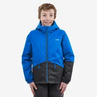 veste de ski enfant chaude et impermeable 100 bleue - wedze