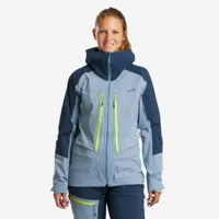 veste ski de randonnee femme mountain touring - bleue - wedze