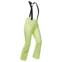 pantalon de ski chaud femme 580 - jaune pâle - wedze