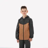 veste imperméable de randonnée - mh100 zip - enfant 7-15 ans - quechua
