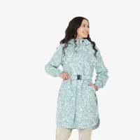 veste longue imperméable de randonnée - raincut long - femme - quechua
