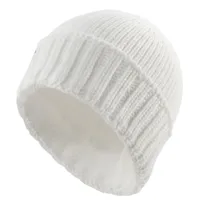 bonnet ski adulte made in france blanc - wedze