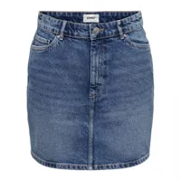 jupe en jeans 100 % coton cintrée poches bouton femme only