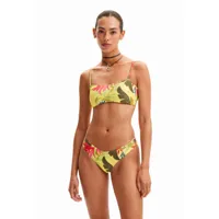 haut de bikini bandeau tropical
