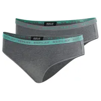 replay style2 panties 2 units gris m femme