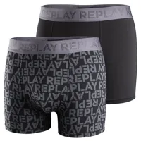 replay style3 trunk 2 units noir,gris s homme
