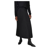 selected alexis mid waist midi skirt noir 44 femme