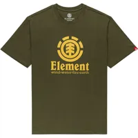 element vertical short sleeve t-shirt vert m homme