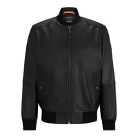 boss jogipi 10253181 leather jacket noir 48 homme