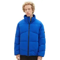 tom tailor 1037388 relaxed stand-up puffer jacket bleu l homme