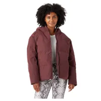 wrangler embossed puffer jacket violet xl femme