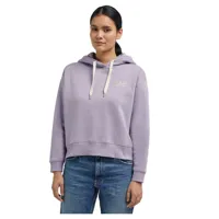 lee essential hoodie hoodie violet xs femme