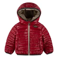levi´s ® kids sherpa lined baby puffer jacket rouge 24 months garçon