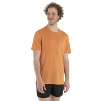 icebreaker sphere ii merino short sleeve t-shirt orange l homme