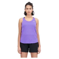 new balance impact run sleeveless t-shirt violet xs femme