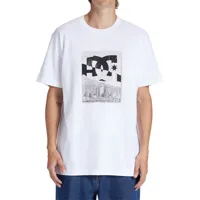 dc shoes notice short sleeve t-shirt blanc s homme