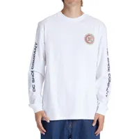 dc shoes old head long sleeve t-shirt blanc xl homme