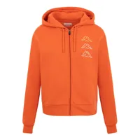 kappa kaimi sweatshirt orange xs femme
