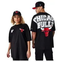 new era chicago bulls nba large graphic bp short sleeve t-shirt noir xl homme