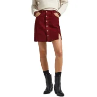 pepe jeans vicky cord skirt rouge xs femme