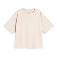 ecoalf odesealf short sleeve t-shirt beige s femme