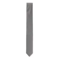 hugo 10251118 6 cm tie gris  homme