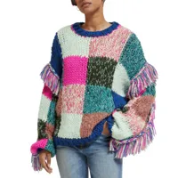 scotch & soda multicolour hand sweater multicolore s-m femme