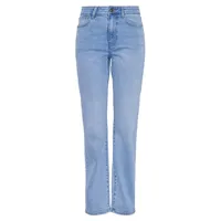 pieces kelly straight fit lb302 high waist jeans bleu 27 / 30 femme
