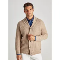 façonnable lmswo shawl cardigan beige s homme