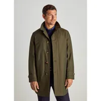 façonnable remov lin trench coat vert l homme