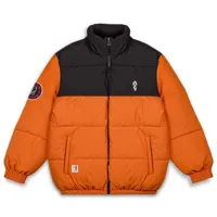 grimey vita deorum puffer jacket orange 2xl homme