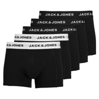 jack & jones solid boxer 5 units noir s homme