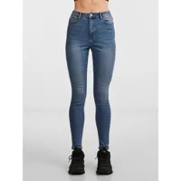pieces dana skinny fit mb402 high waist jeans bleu m / 32 femme