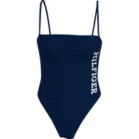 tommy hilfiger one piece swimsuit bleu xs femme