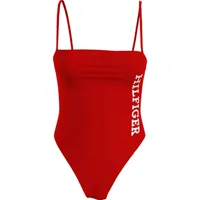 tommy hilfiger one piece swimsuit rouge xs femme
