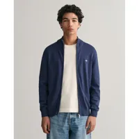gant casual full zip sweater bleu 5xl homme