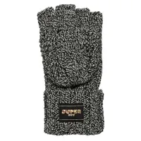 superdry cable knit gloves gris  homme