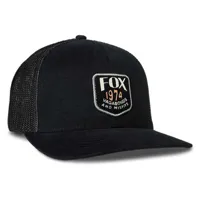 fox racing lfs predominant mesh flexfit snapback cap noir l-xl homme